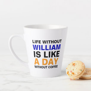 Funny Espresso Cup for Men Name Monogram Gift