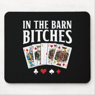 Funny Euchre Art For Men Women Euchre Partner Euch Mouse Mat