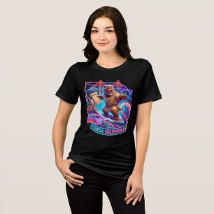 Funny Eureka California Tri-Blend Shirt