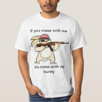 Funny Evil Bunny T-shirt