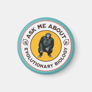 Funny Evolution Biology Meme Nerd Humour Gift Magnet