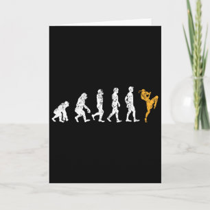 Funny Evolution Kickboxing Gift Muay Thai Card