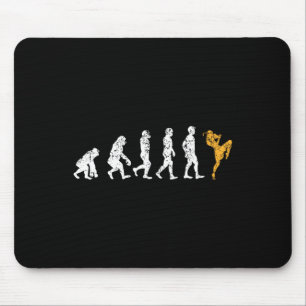 Funny Evolution Kickboxing Gift Muay Thai Mouse Mat