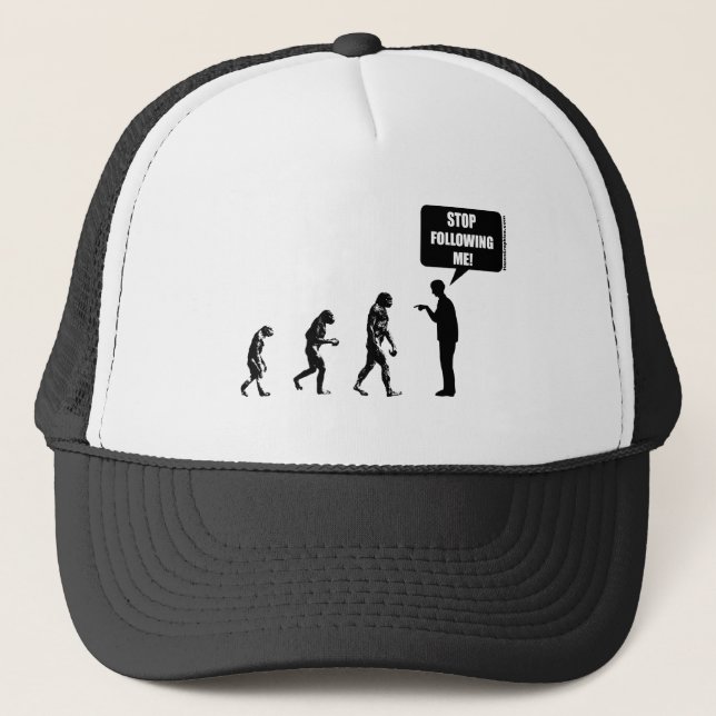 Funny Evolution of Man Hat (Front)