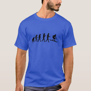 Funny Evolution Of Man - Surfers Surfing T-Shirt