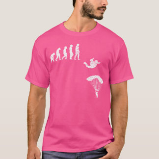 Funny Evolution Of Skydiving T-Shirt