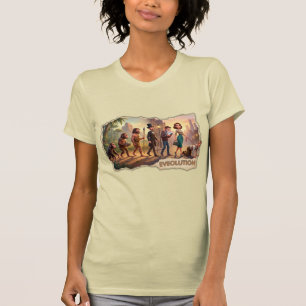 Funny Evolution of Women T-Shirt