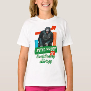 Funny Evolutionary Biology Chimp Humour T-Shirt