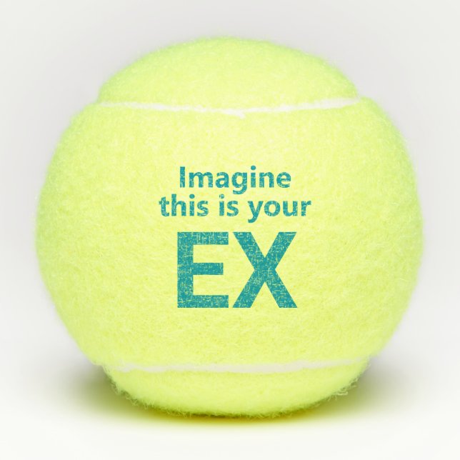 Funny Ex-Husband Tennis Balls (Front)