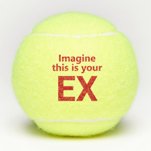 Funny Ex-Wife Tennis Balls