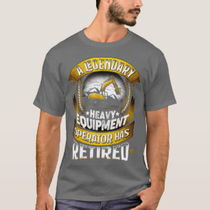 Funny Excavator Heavy Machines Operator 12 T-Shirt