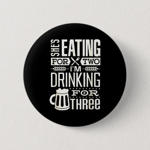 Funny Expecting Dad Shirt For Pregnancy New Dad Fa 6 Cm Round Badge