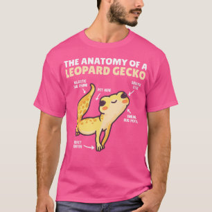 Funny Explanation Of A Leopard Gecko Anatomy Of A T-Shirt