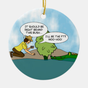 Funny  Extreme Cache Geocaching Custom Ornament
