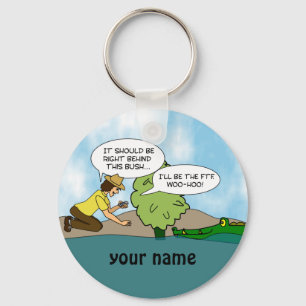 Funny  Extreme Cache Geocaching Swag Custom Name Key Ring