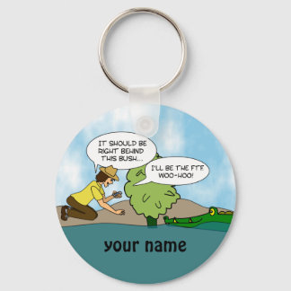 Funny  Extreme Cache Geocaching Swag Custom Name Key Ring
