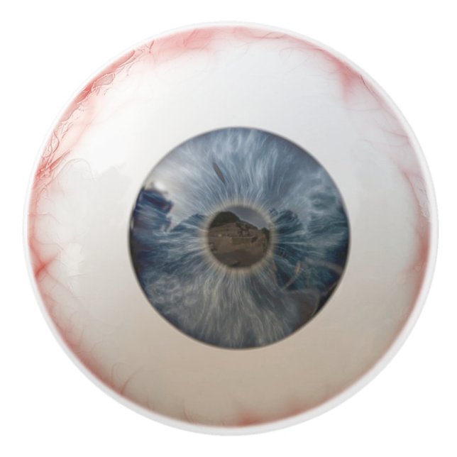 Funny Eyeball Ceramic Knob (Front)