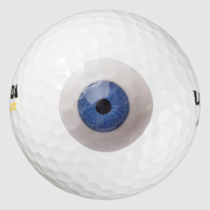 Funny Eyeball Golf Ball