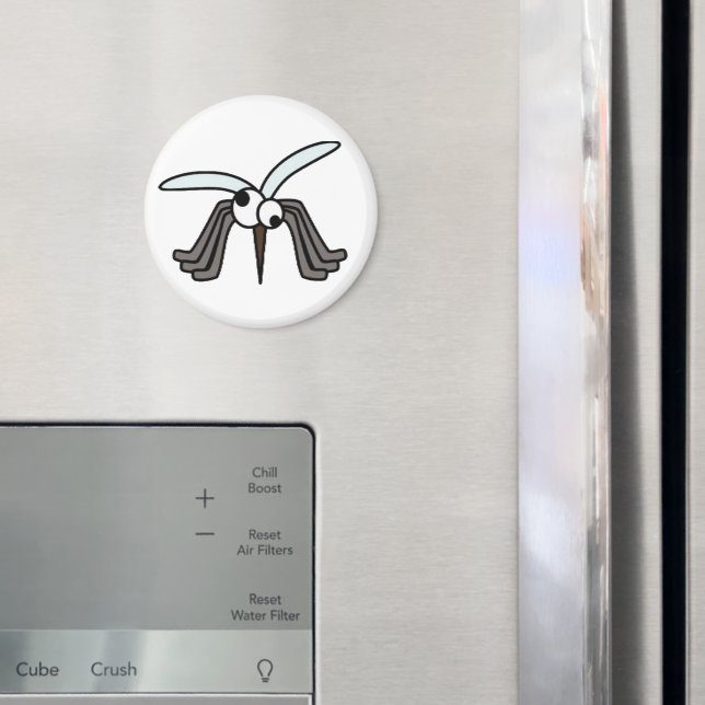 Funny Eyed Cartoon Mosquito Magnet (In Situ (Fridge))
