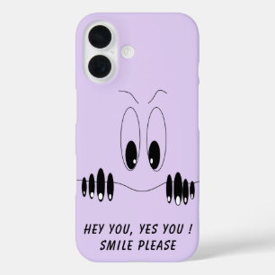 Funny Eyes iPhone Case Custom Colour and Text