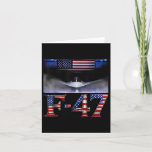 Funny F47 Fighter Jet Trump Shirt F-47 Jet Fighter Card