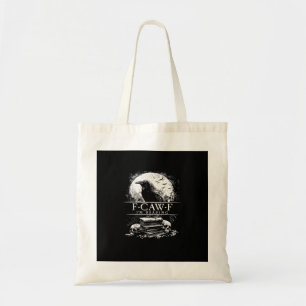 Funny F-Caw-F Books Skulls Gothic Tote Bag