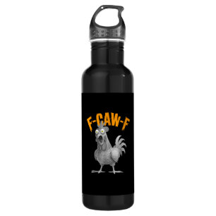 Funny F Caw F Chicken Classic Retro Style 710 Ml Water Bottle