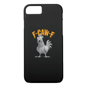 Funny F Caw F Chicken Classic Retro Style iPhone 8/7 Case