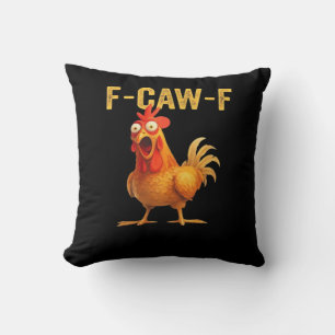 Funny F Caw F Chicken Creative Casual Design Cushion