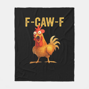 Funny F Caw F Chicken Creative Casual Design Fleece Blanket