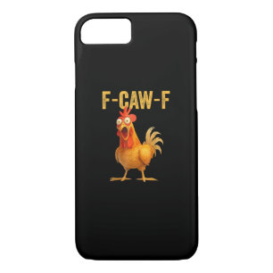 Funny F-Caw-F Chicken F-Caw-F Chicken Minimal Clea iPhone 8/7 Case