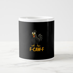 Funny F-Caw-F Chicken Shirts F-Caw-F Chicken Large Coffee Mug
