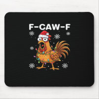 Funny F-Caw-F Christmas Chicken Classic