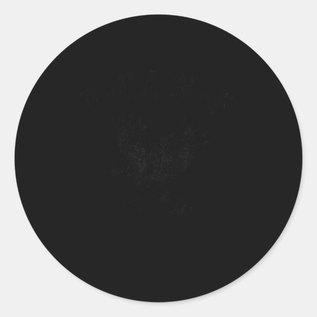 Funny F Caw F Crow  Classic Round Sticker (Front)