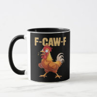 Funny F-Caw-F Crow Humor Gothic