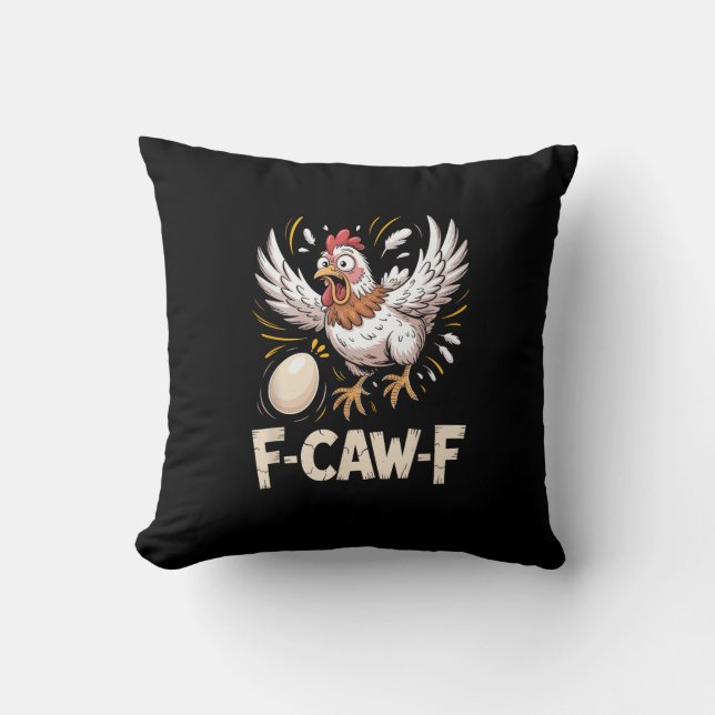 Funny F Caw F Hen Creative Casual Style Cushion (Front)
