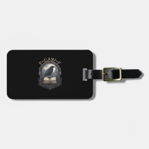 Funny F-Caw-F Raven Bird Saying Graphic Retro Clas Luggage Tag