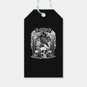 Funny F Caw F Raven Halloween Gift Tags