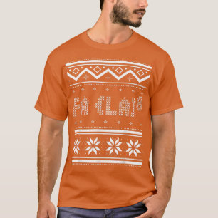 Funny Fa La 8 Christmas Math Teacher Ugly Sweater