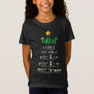 Funny Fa La 8 Christmas Tree Music Shirt Math Love