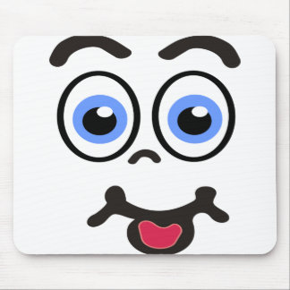 funny face #1 light mouse mat