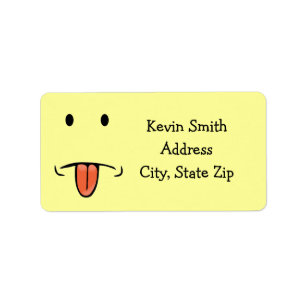 Funny Face Address Labels