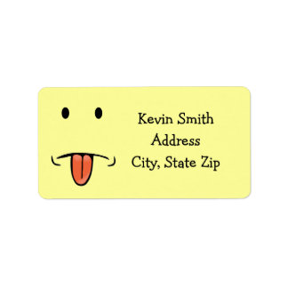 Funny Face Address Labels