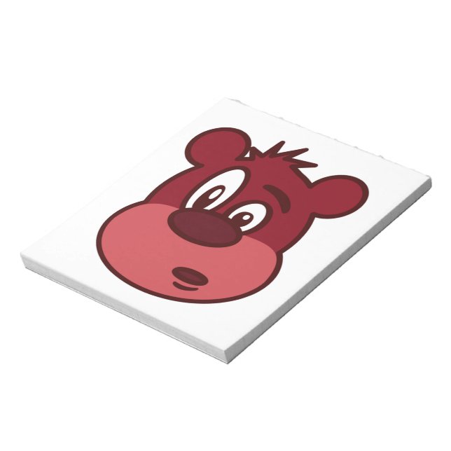 FUNNY FACE BEAR NOTEPAD (Rotated)