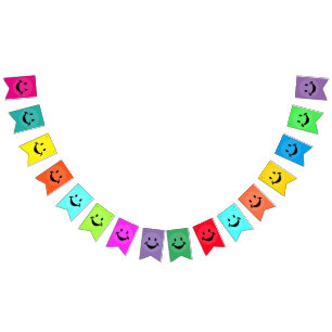 Funny face black+ your backg. & ideas bunting 