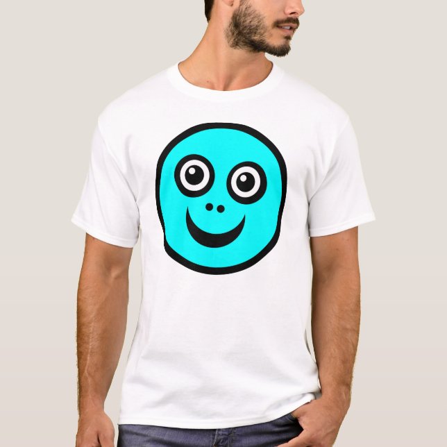 Funny Face Blue T-Shirt (Front)