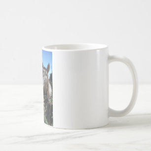 Funny Face brown horse Coffee Mug