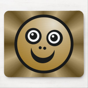Funny Face (colour me) - Coffee- v2 Mouse Mat
