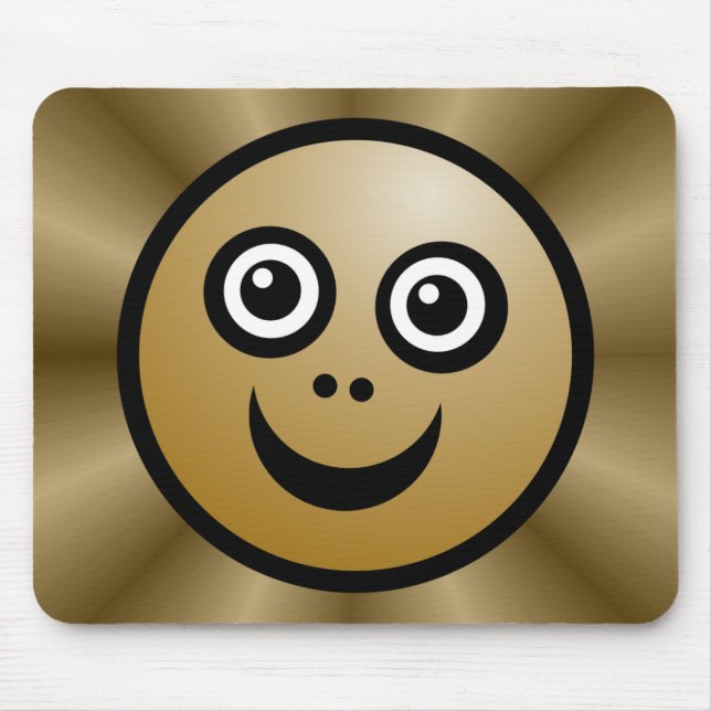 Funny Face (colour me) - Coffee- v2 Mouse Mat (Front)