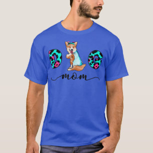 Funny Face Corgi Pet Tattoo I Love You Dog Mum Leo T-Shirt